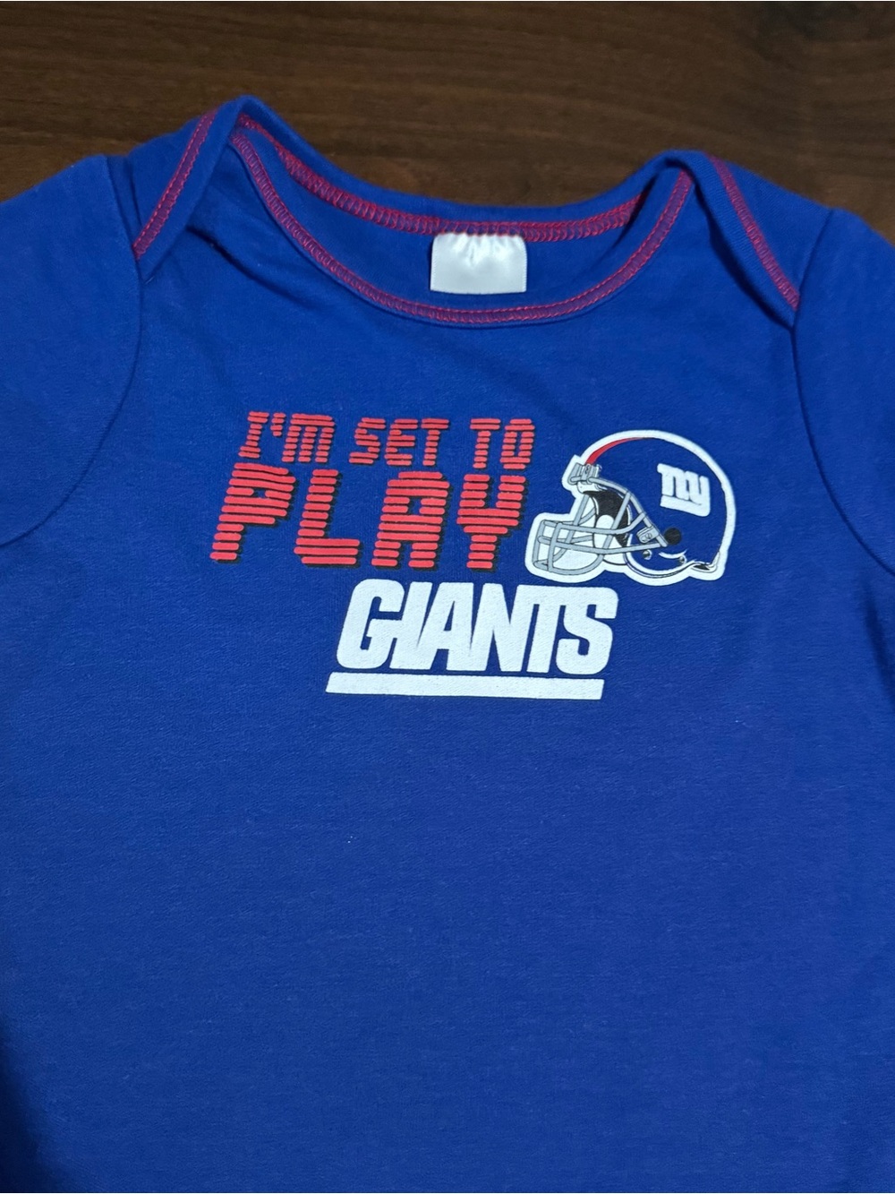 Baby boy New York giants onesie - Picture 2 of 3